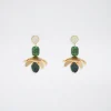 Clip-Earrings With Stone|Parfois Discount