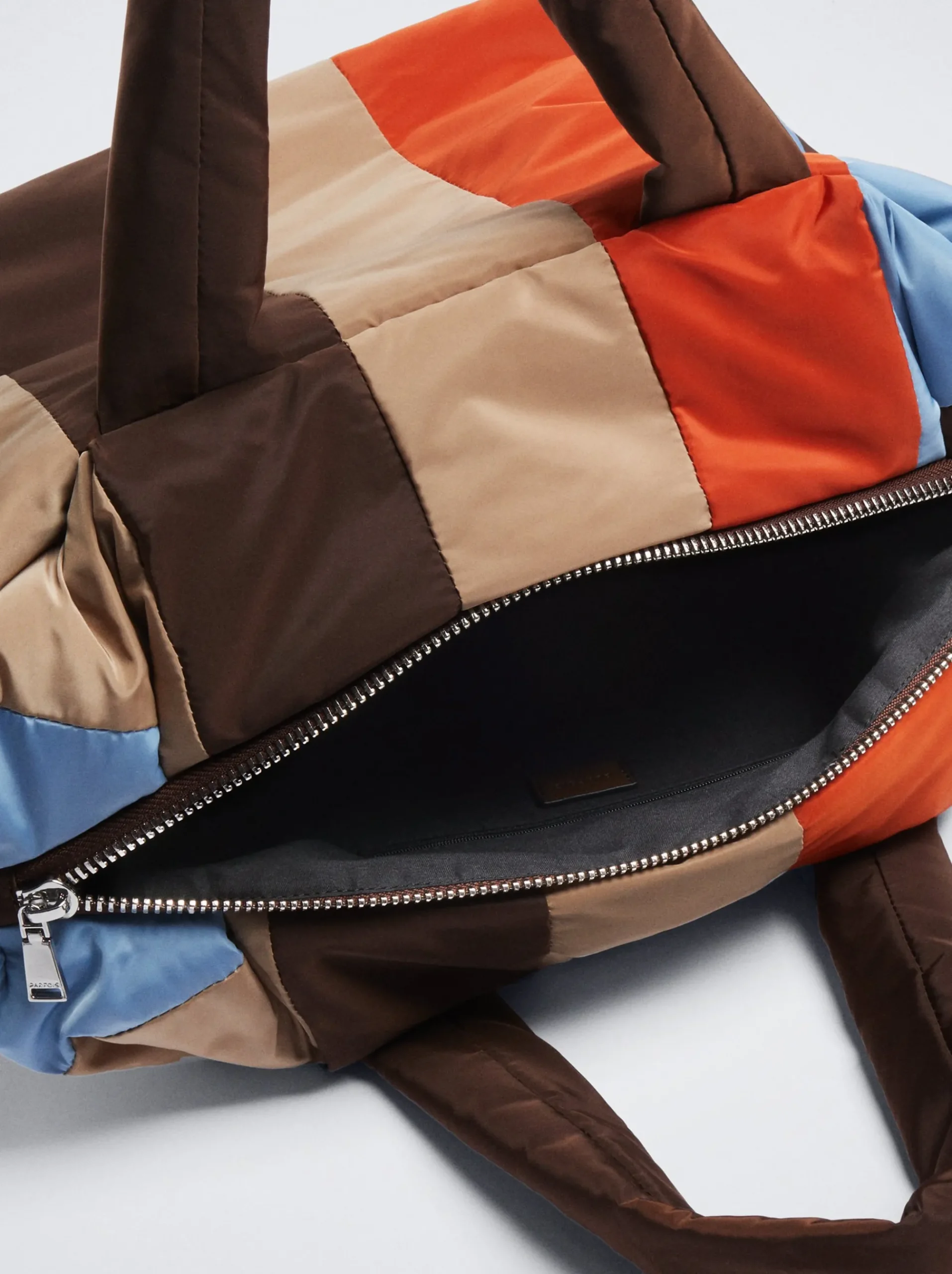 Color Block Quilted Tote Bag|Parfois Sale