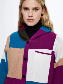 Colour Block Knit Cardigan|Parfois Discount