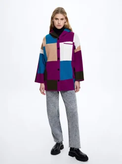 Colour Block Knit Cardigan|Parfois Discount
