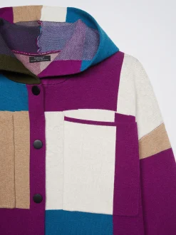 Colour Block Knit Cardigan|Parfois Discount