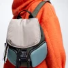 Colour Block Nylon Backpack|Parfois Discount