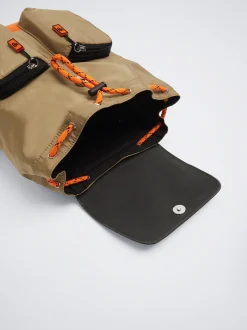 Colour Block Nylon Backpack|Parfois Flash Sale