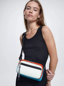 Colour Block Nylon Crossbody Bag|Parfois Shop