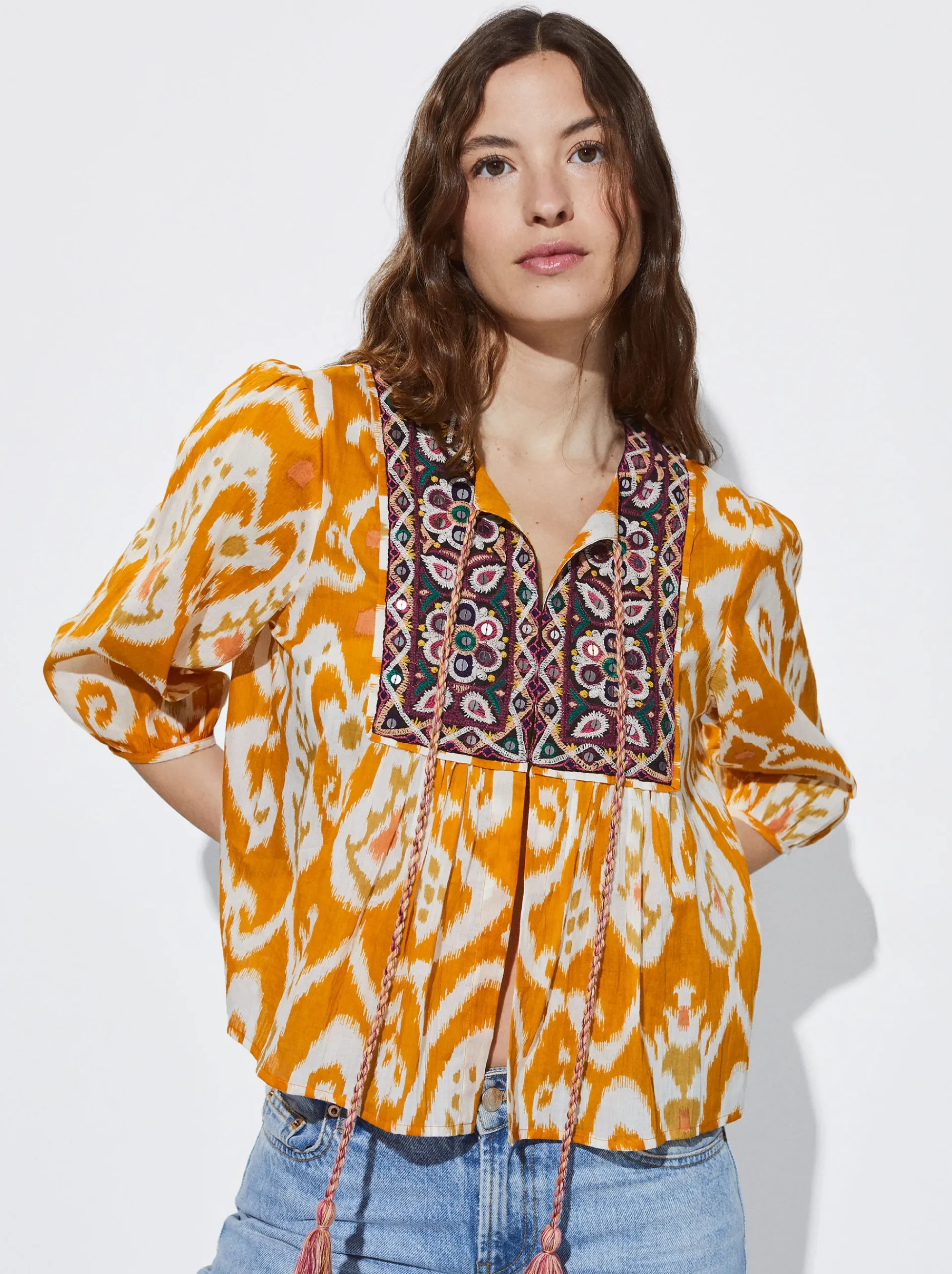 Cotton Printed Shirt|Parfois Best Sale