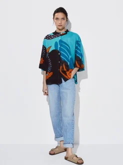 Cotton Printed Shirt|Parfois Hot