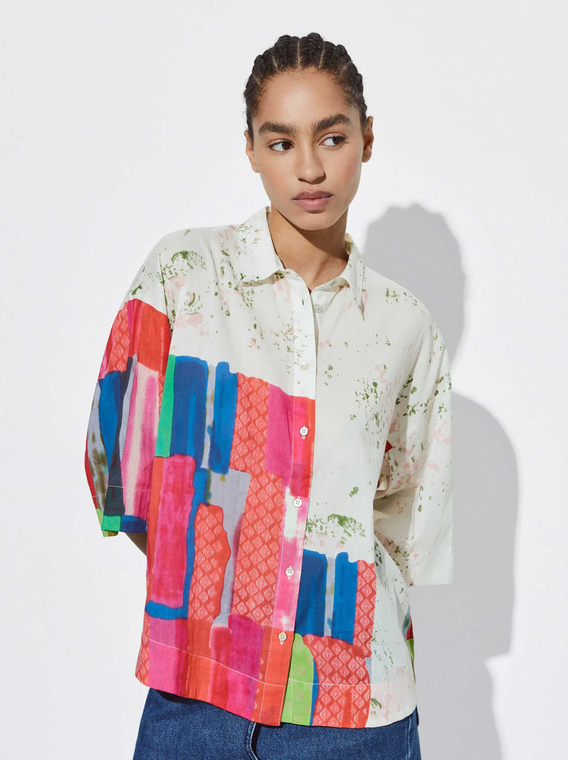 Cotton Printed Shirt|Parfois Hot
