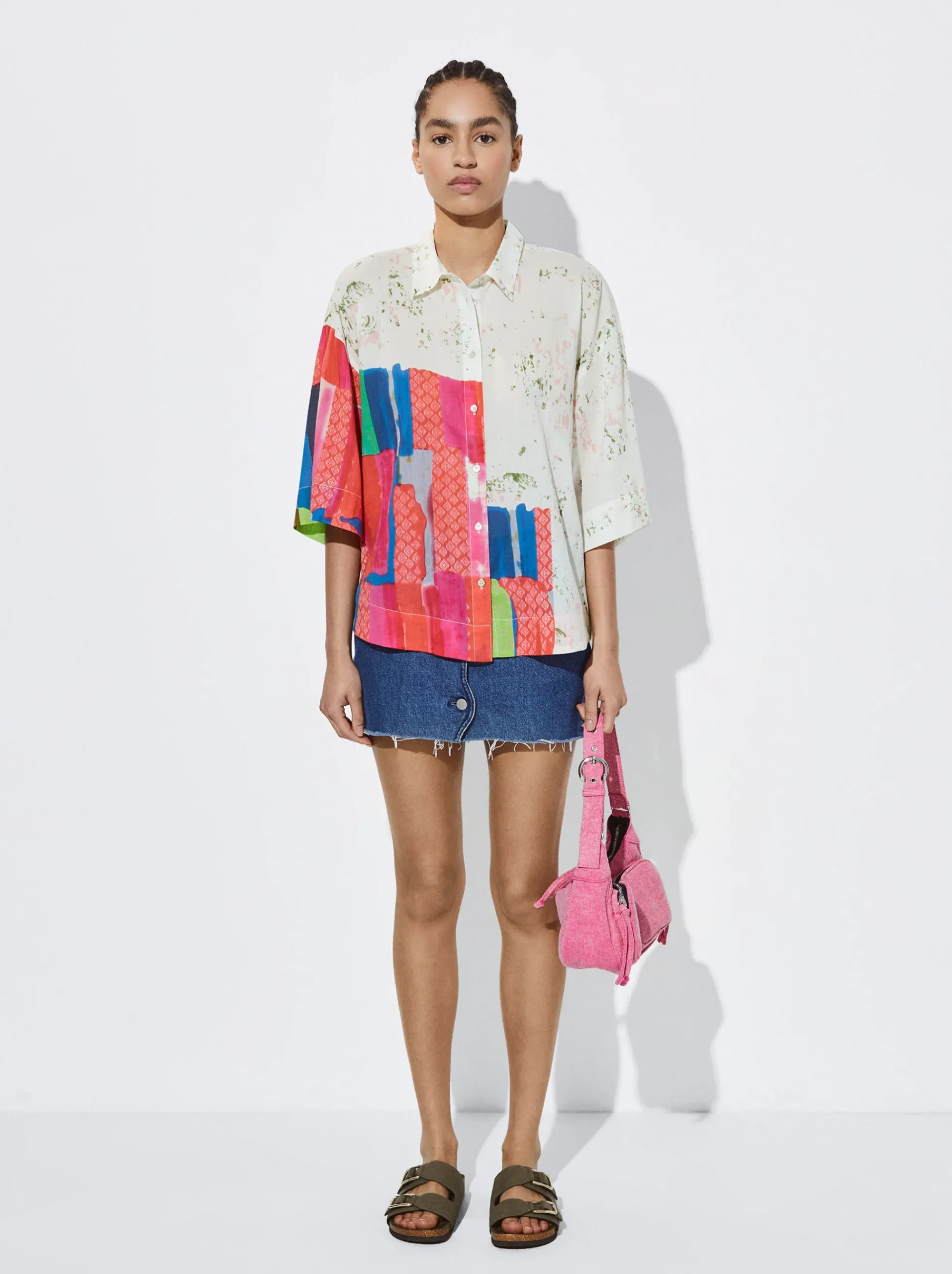 Cotton Printed Shirt|Parfois Hot