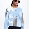Cotton Printed Sweater|Parfois Shop
