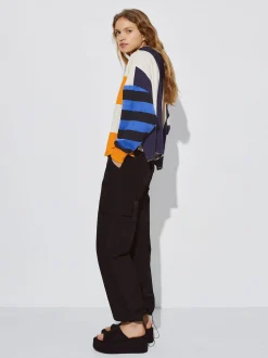 Cotton Striped Hoodie|Parfois Online