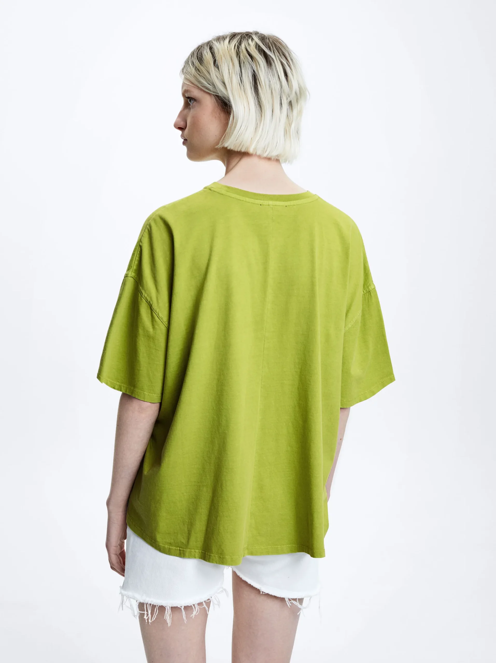 Cotton T-Shirt With Pocket|Parfois Fashion