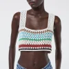 Crochet Cotton Crop Top|Parfois Cheap