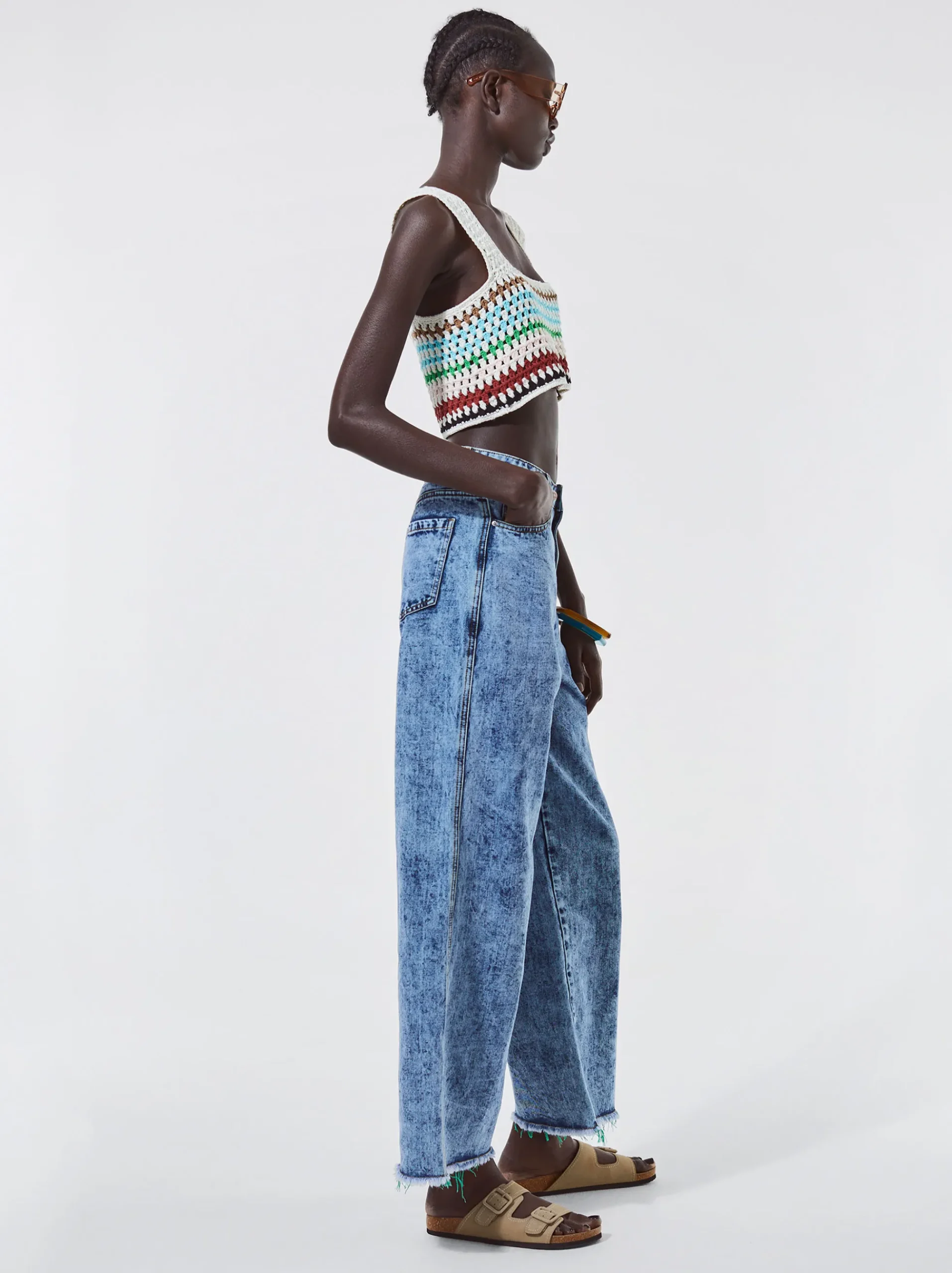 Crochet Cotton Crop Top|Parfois Cheap