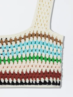Crochet Cotton Crop Top|Parfois Store