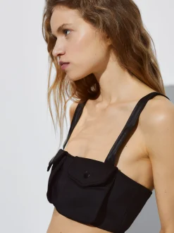 Crop Top With Pockets|Parfois Cheap