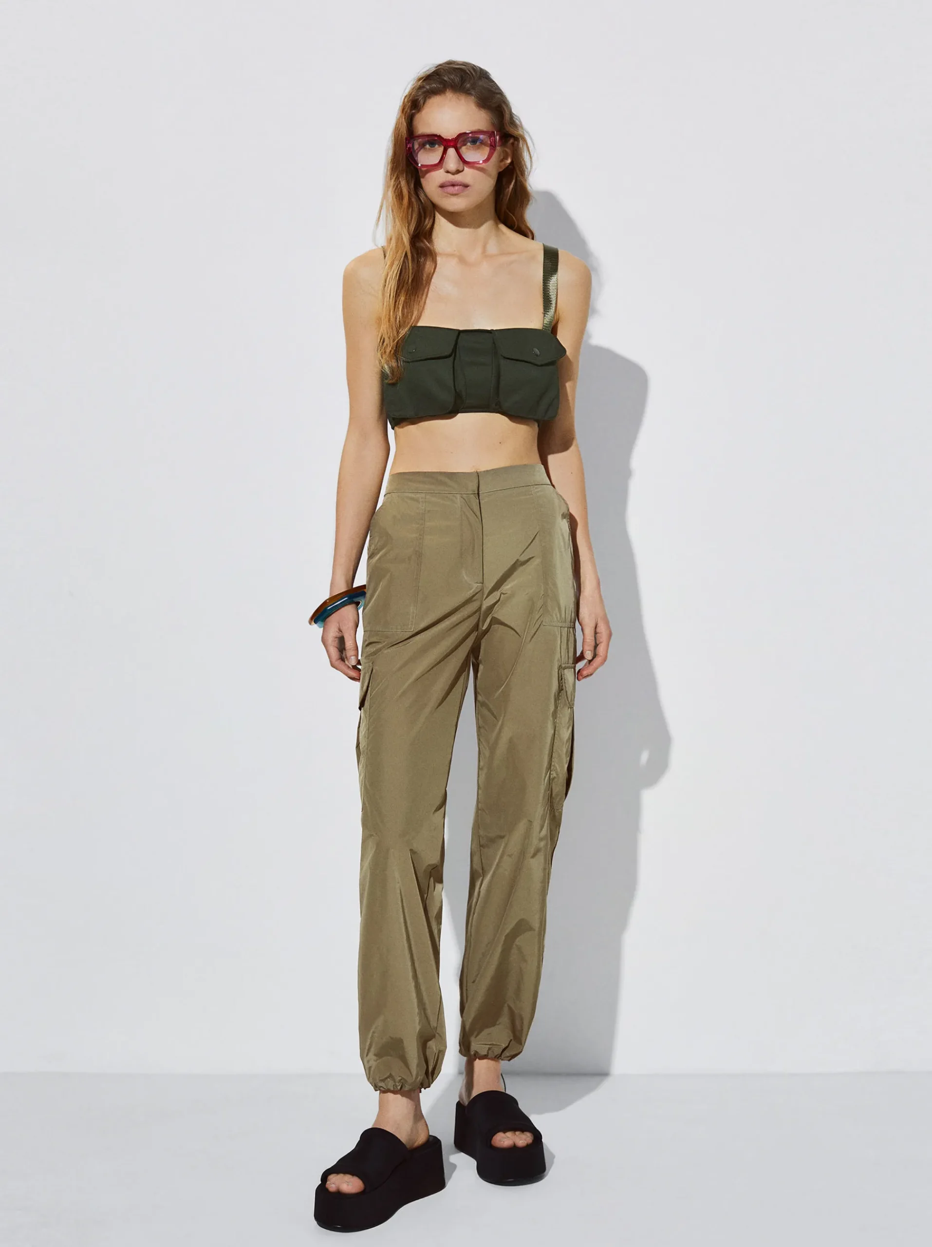 Crop Top With Pockets|Parfois Store