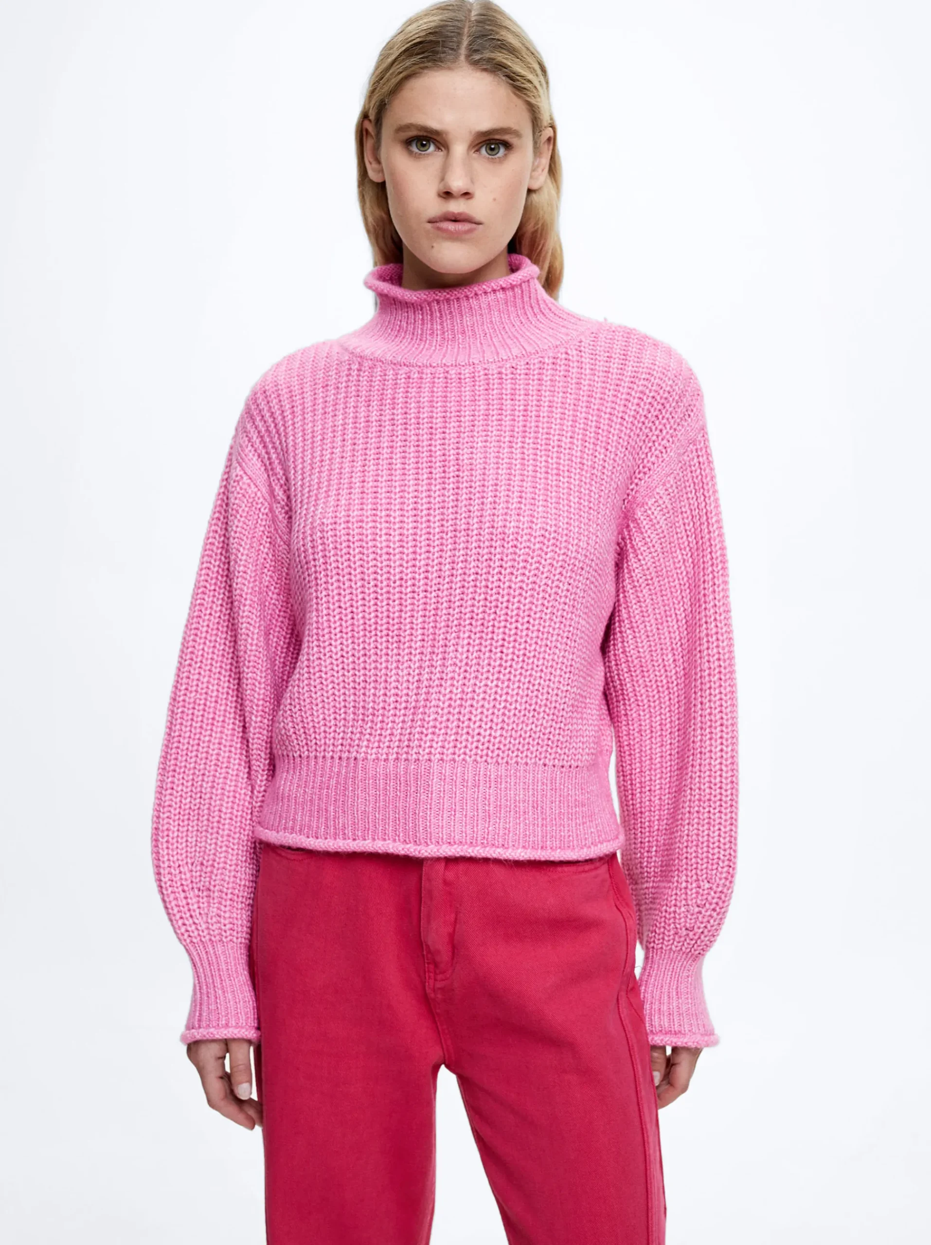 Cropped Knit Sweater|Parfois Store