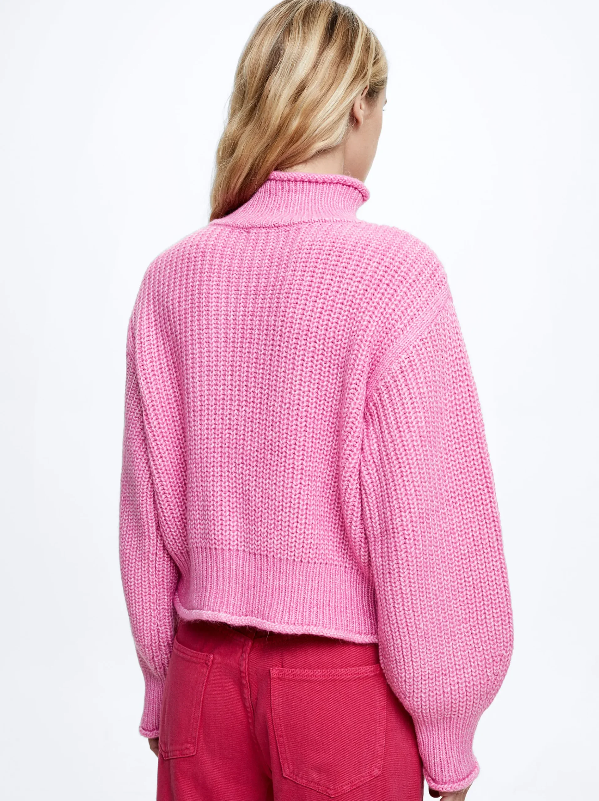 Cropped Knit Sweater|Parfois Store