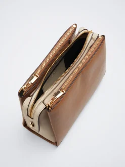 Crossbody Bag With Color Block|Parfois Flash Sale