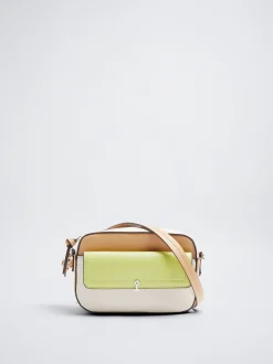 Crossbody Bag With Color Block|Parfois Online