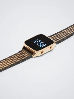 Digital Stainless Steel Watch|Parfois Store