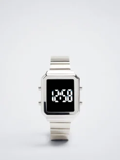 Digital Stainless Steel Watch|Parfois Clearance
