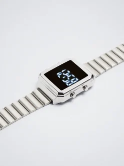 Digital Stainless Steel Watch|Parfois Clearance