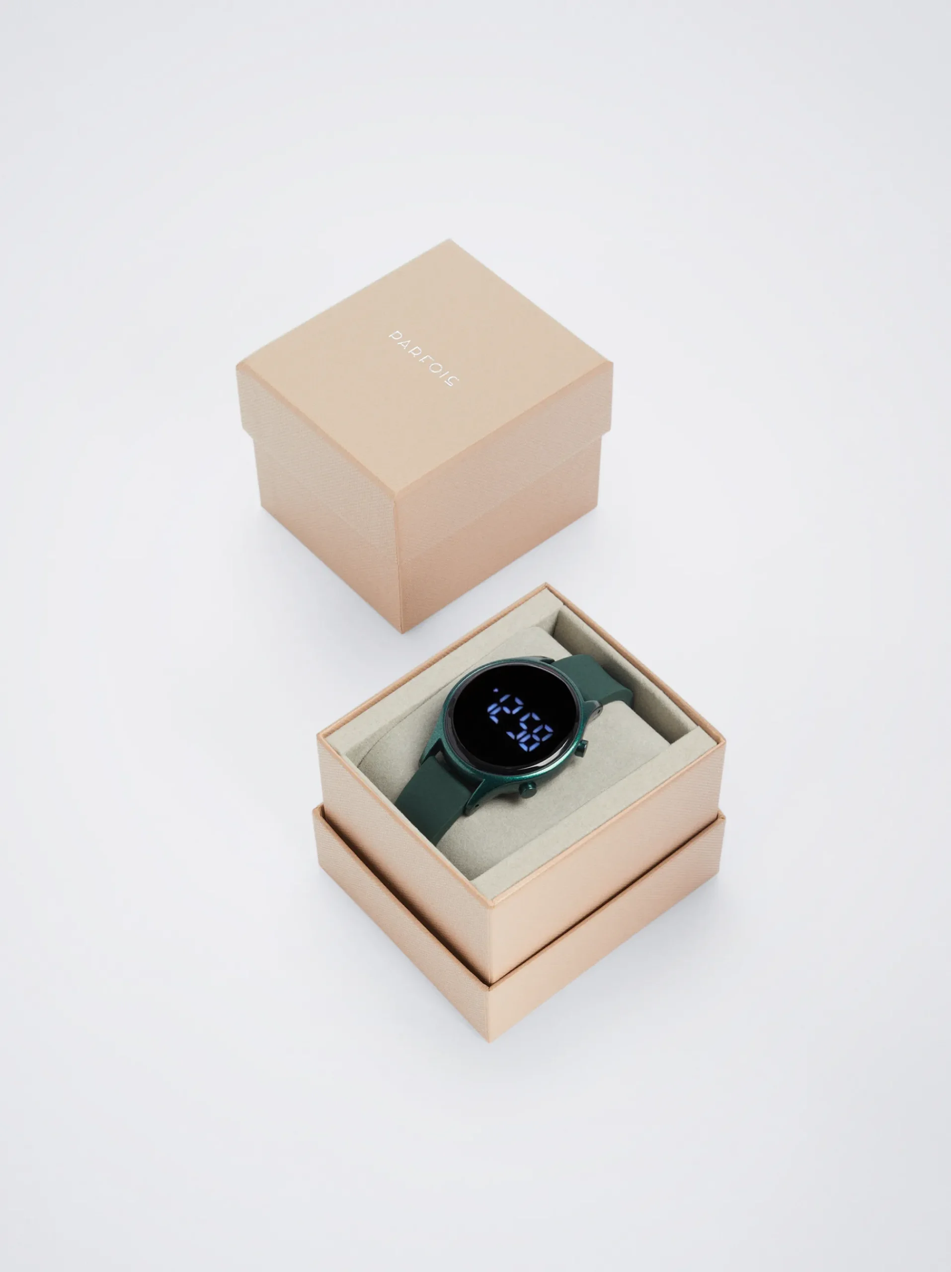 Digital Watch With Silicone Strap|Parfois Flash Sale