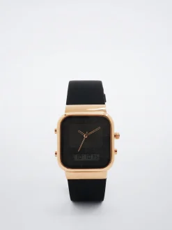 Digital Watch With Square Case|Parfois Best Sale