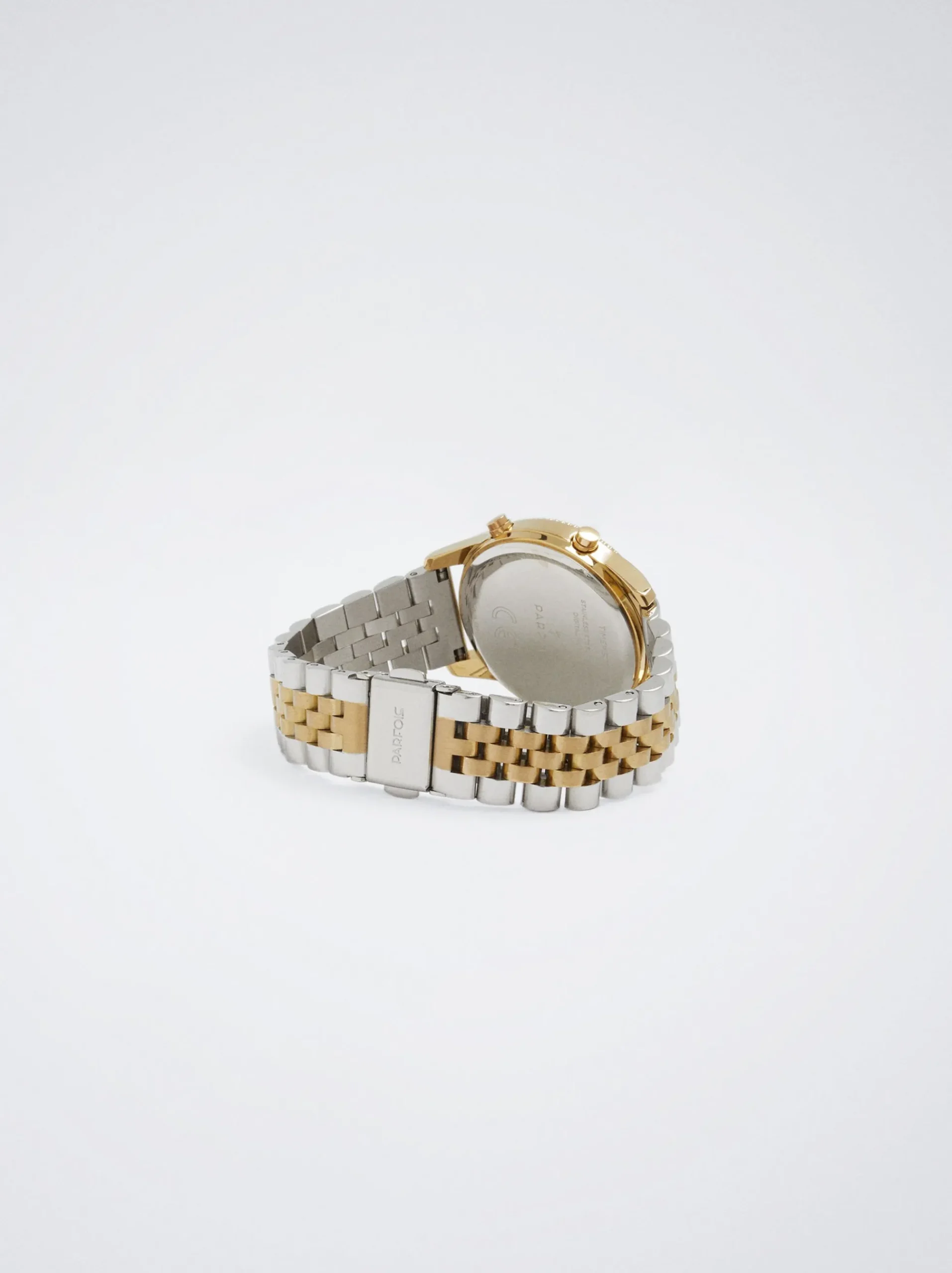 Digital Watch With Steel Wristband|Parfois Hot