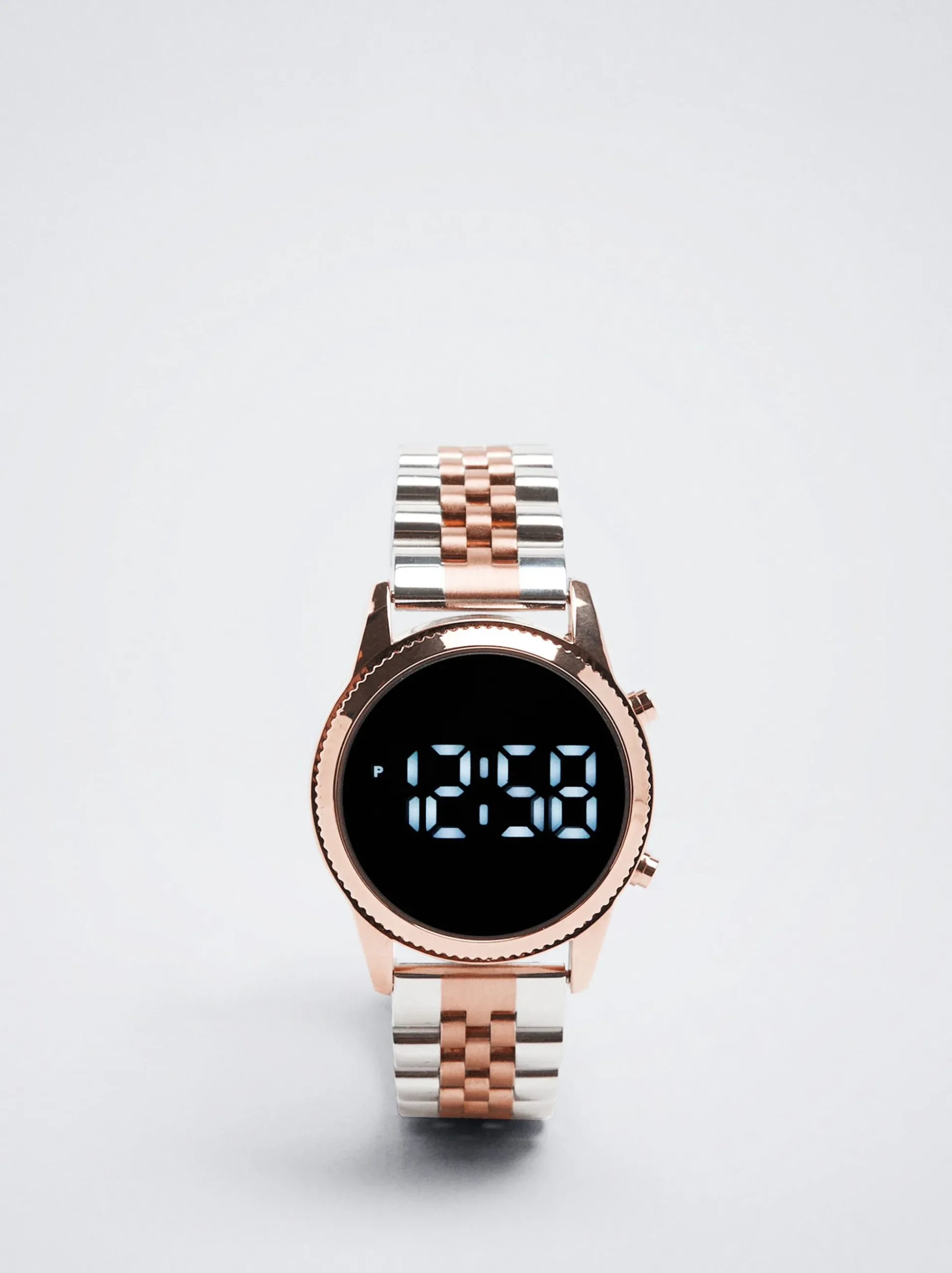 Digital Watch With Steel Wristband|Parfois New