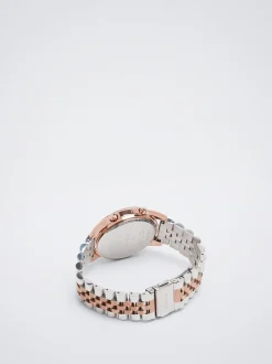 Digital Watch With Steel Wristband|Parfois New