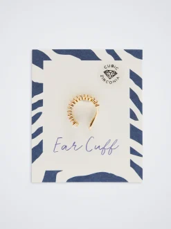 Ear Cuff With Cubic Zirconia|Parfois New