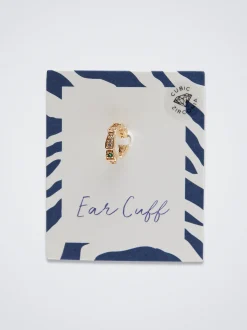 Ear Cuff With Cubic Zirconia|Parfois Fashion