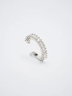 Ear Cuff With Cubic Zirconia|Parfois Flash Sale