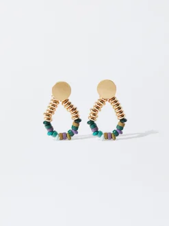 Earrings With Beads|Parfois Flash Sale