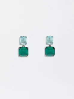 Earrings With Crystals|Parfois Flash Sale