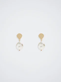Earrings With Freshwater Pearl|Parfois Best Sale