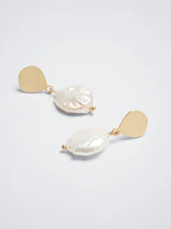 Earrings With Freshwater Pearl|Parfois Best Sale