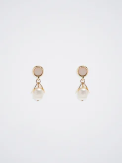 Earrings With Freshwater Pearl|Parfois Store