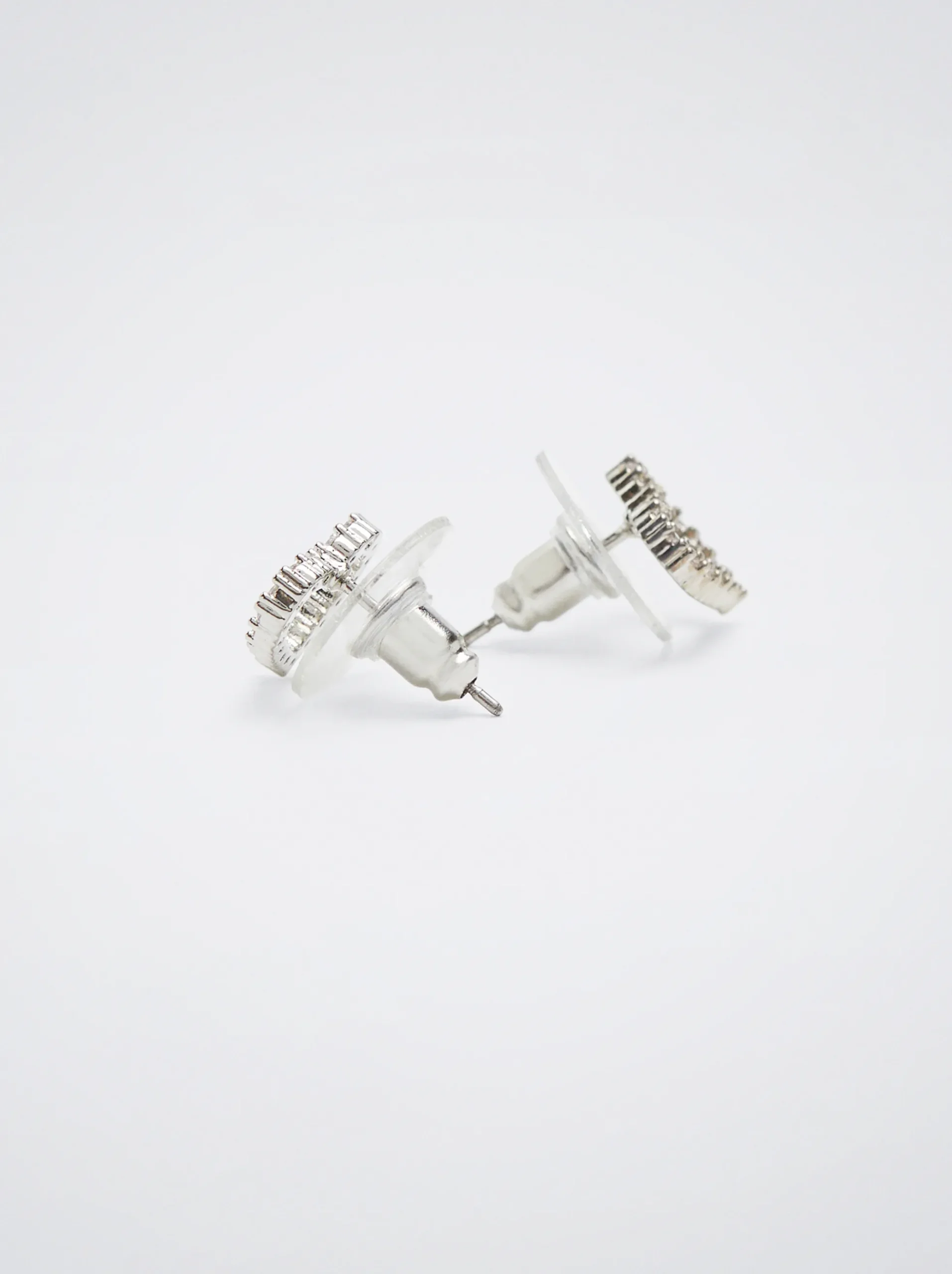 Earrings With Heart And Zirconia|Parfois Cheap