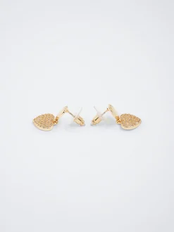 Earrings With Heart And Zirconia|Parfois Best Sale