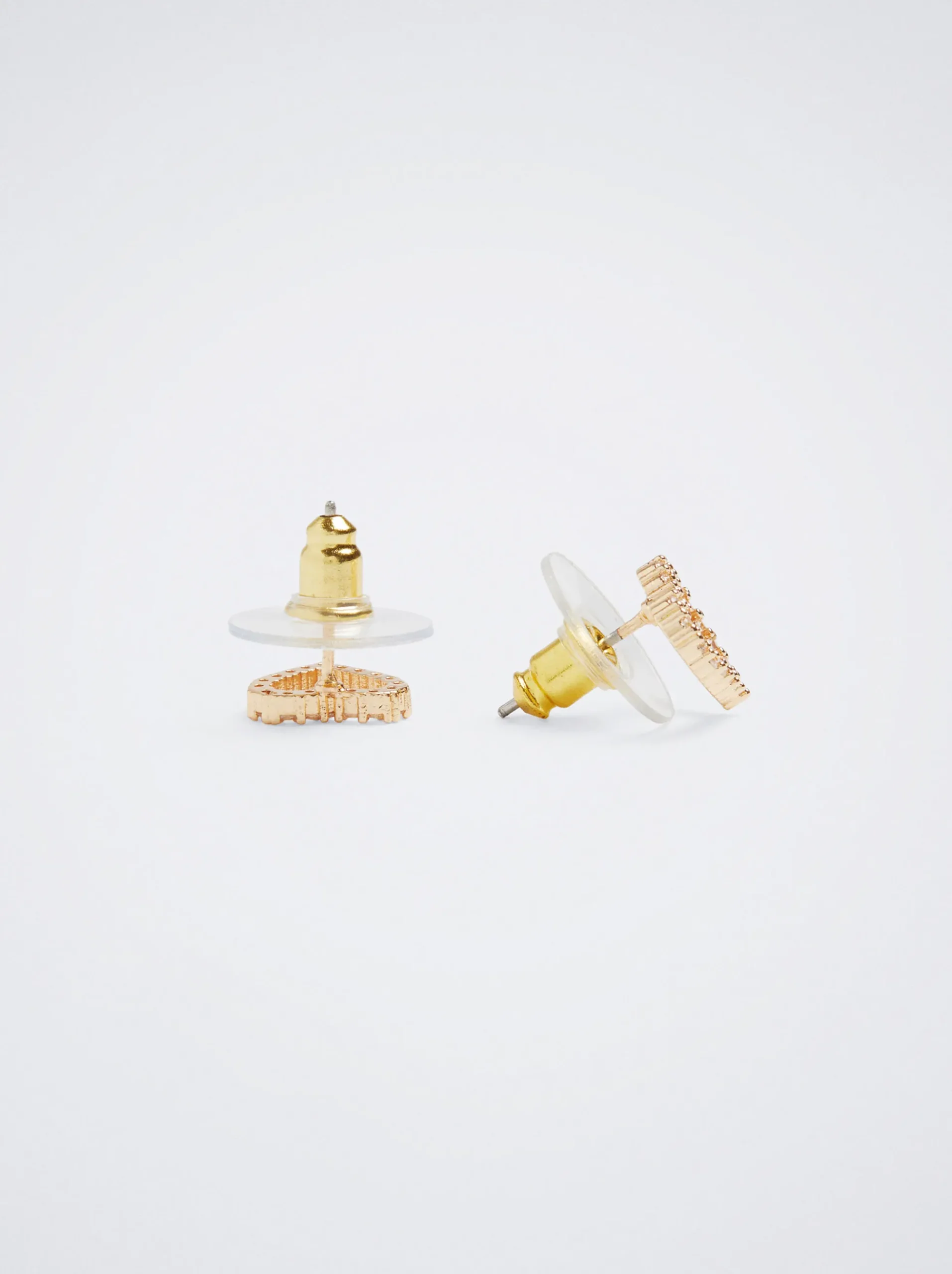 Earrings With Heart And Zirconia|Parfois Store