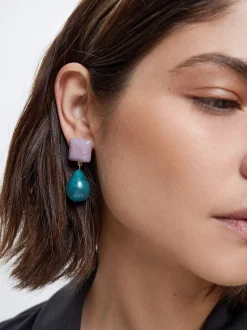 Earrings With Resin|Parfois Discount