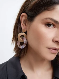 Earrings With Resin|Parfois Store