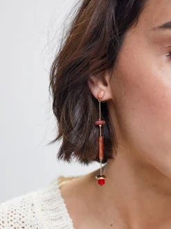 Earrings With Stone|Parfois Flash Sale