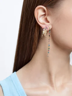 Earrings With Zirconia|Parfois Fashion