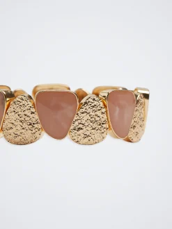 Elastic Bracelet With Resin|Parfois Discount