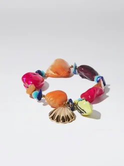 Elastic Bracelet With Shell|Parfois Online
