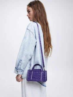 Embossed Animal Handbag|Parfois Flash Sale